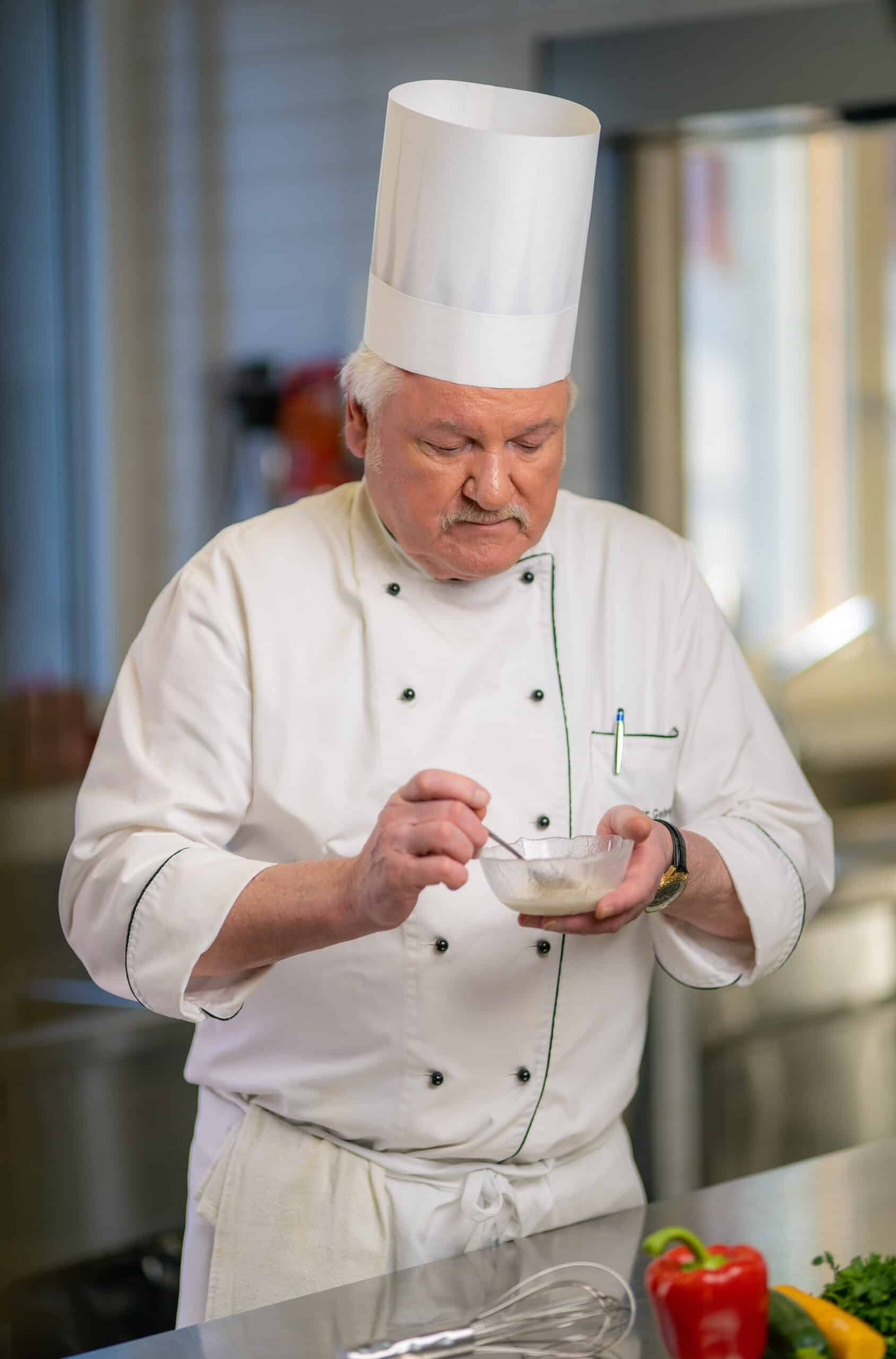 Mann Koch Küche Chef Rezept Degustation Business Fotoshooting Fotografie Zürich Schweiz