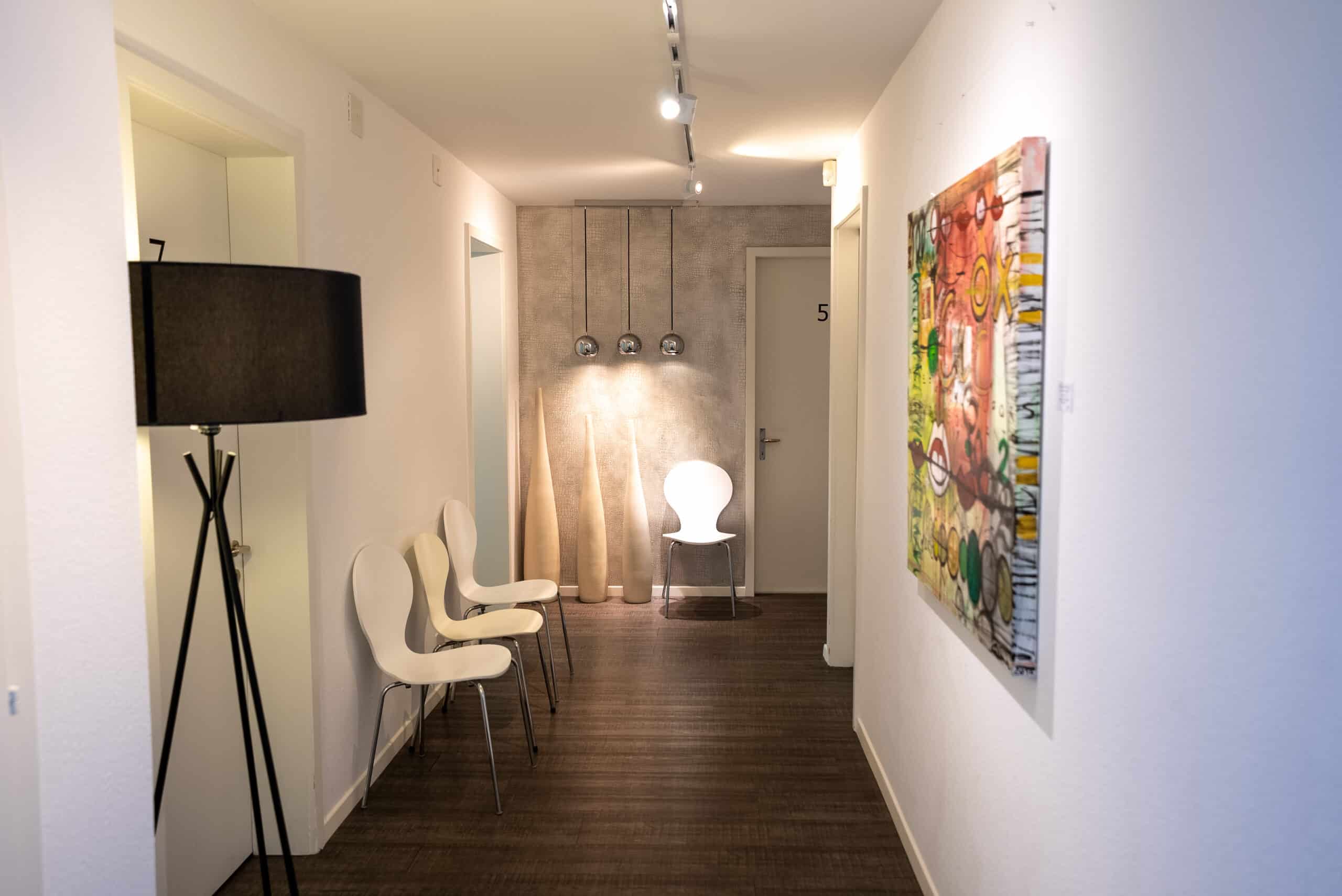 Gang Beauty Clinic Praxis Zürich Kunst Immobilienfotografie Schweiz BeLighted